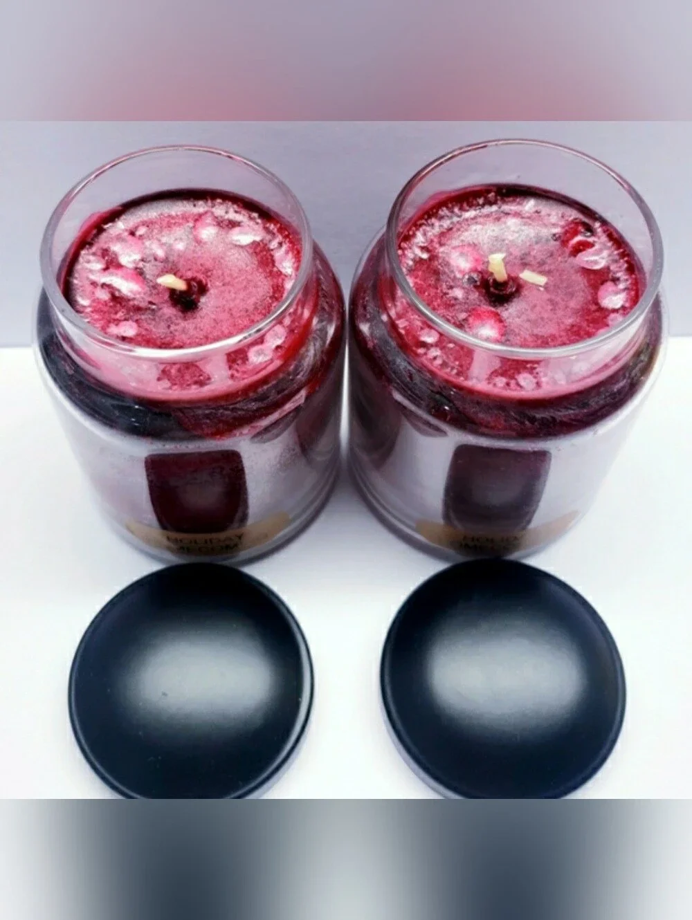 HOLIDAY HOMECOMING -A Cheerful Giver Baby Jar Single Wick Candle, 6 oz (2 Pcs)